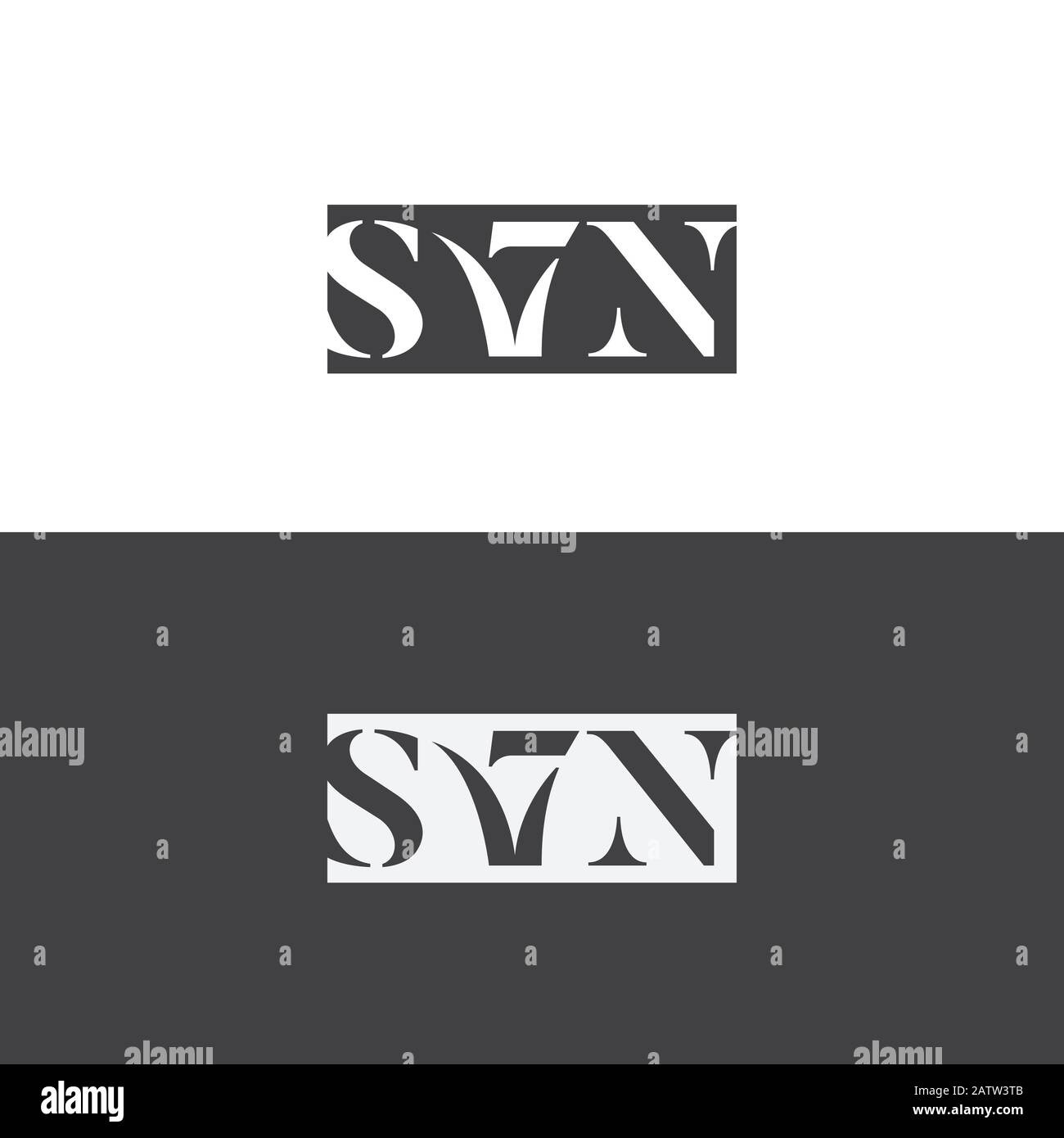 7 monogram. Abstract letter 7 logo design. Line creative symbol. Logo branding. Universal vector icon - Vector Stock Vector