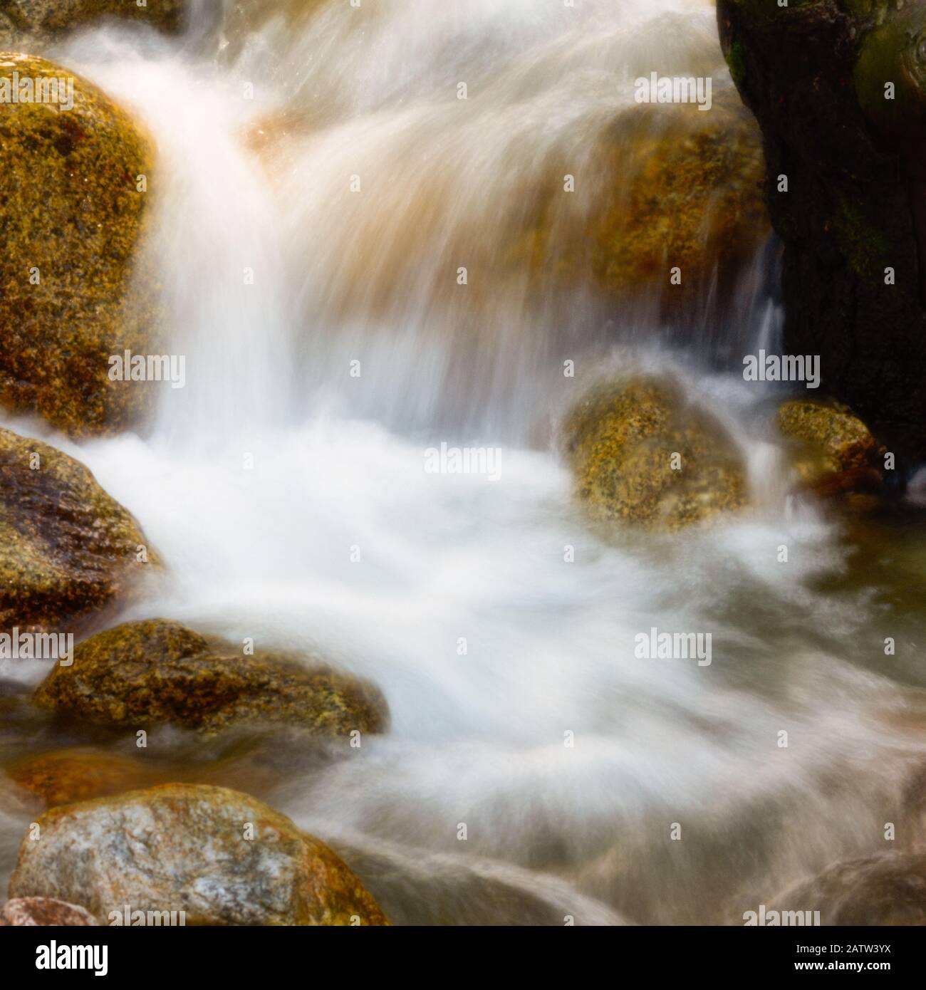 Melt water stream valley hi-res stock photography and images - Alamy