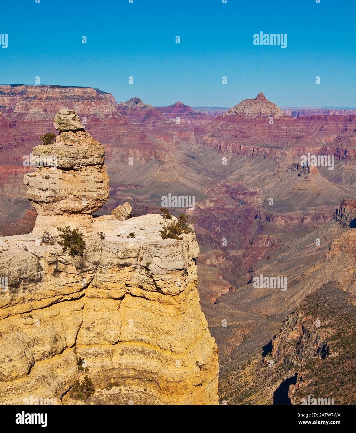 Southern Rim View of the Grand Canyon from the southern rim Stock Photo - Alamy