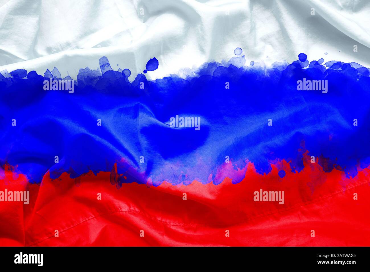 Russia Flag, Waving Fabric Texture Graphic by bourjart_20 · Creative Fabrica