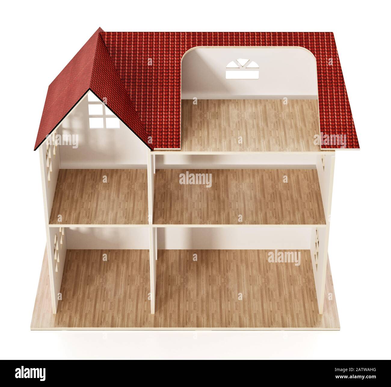classic wooden dollhouse