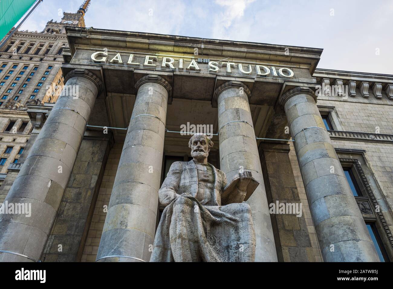 Galeria Studio art gallery in the Palace of Culture and Science (1955
