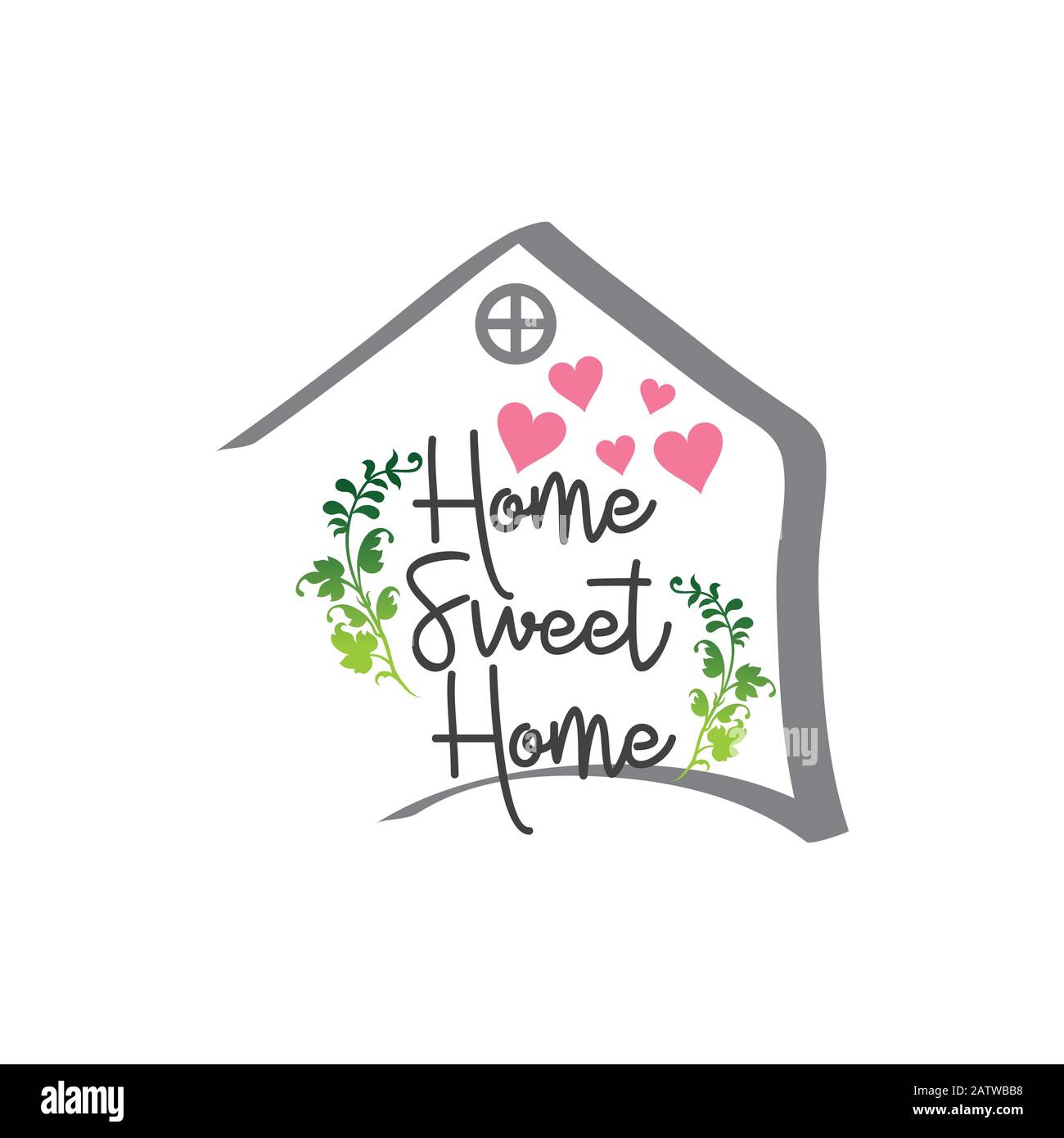 Home sweet home Stock Vector Images - Alamy