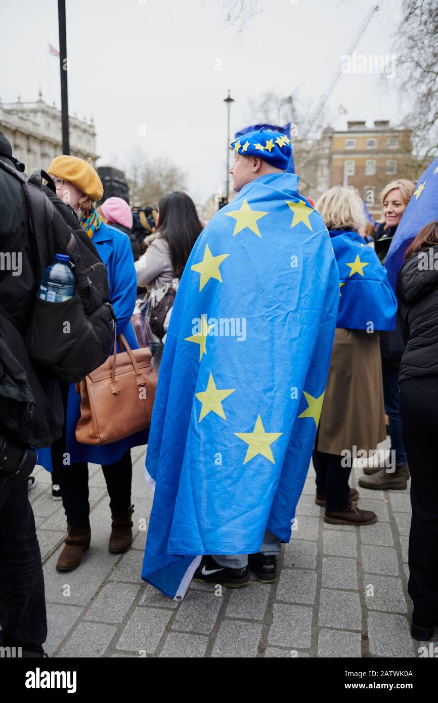 Brexit, as it happens. Remainer/Pro EU Stock Photo