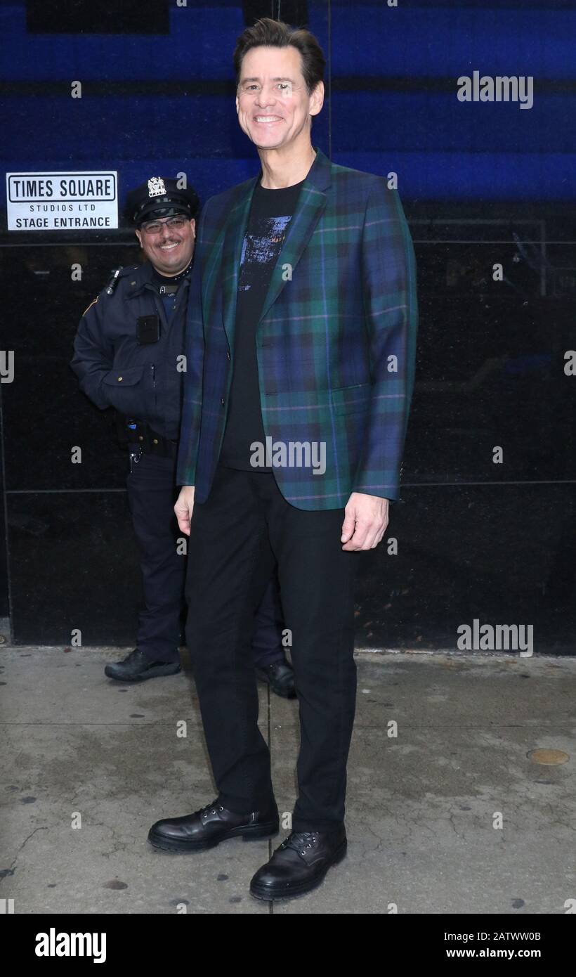 New York, NY, USA. 04th Feb, 2020. Jim Carrey at Good Morning America in New York City on February 04, 2020. Credit: Rw/Media Punch/Alamy Live News Stock Photo