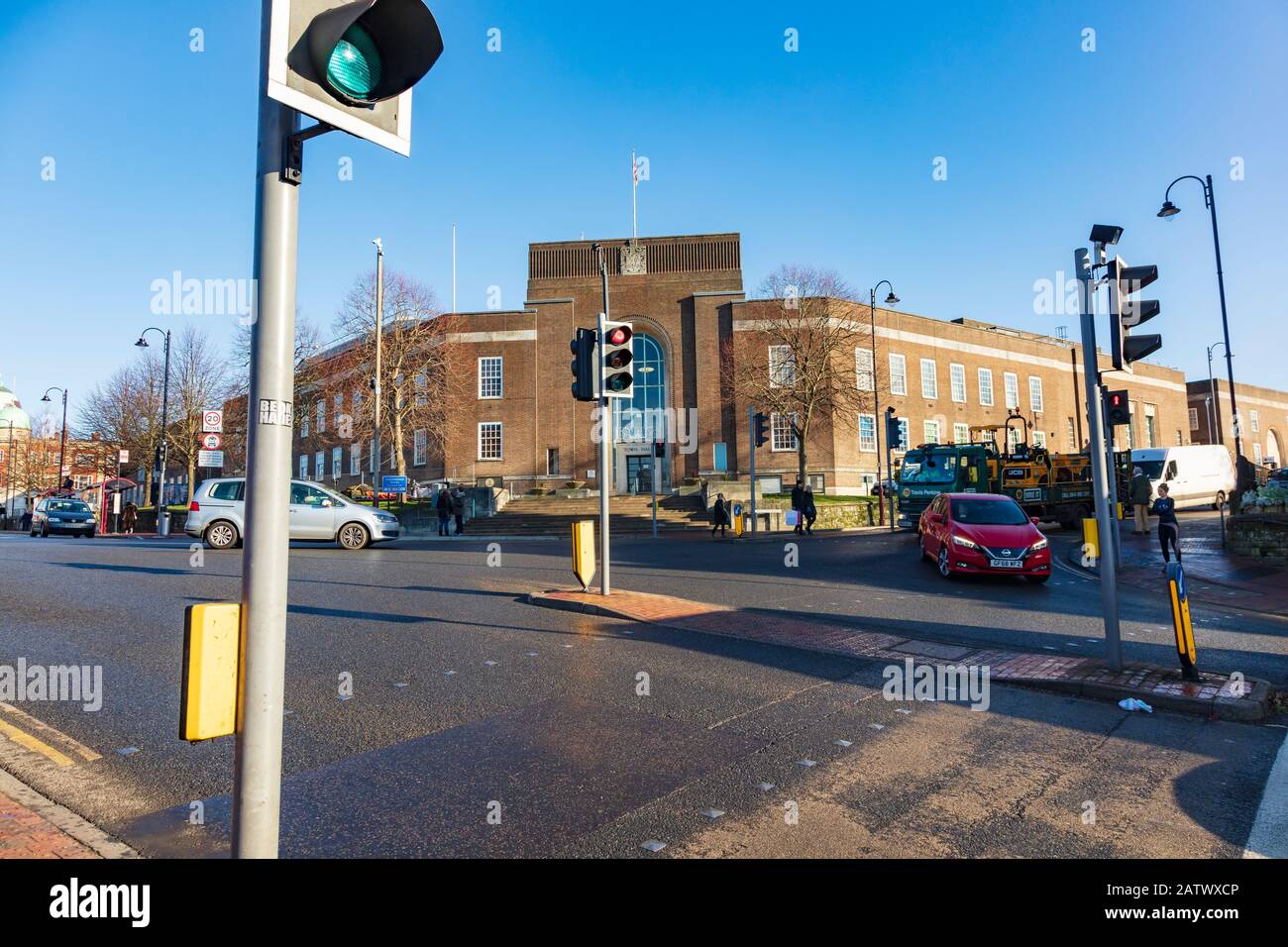 Royal Tunbridge Wells Town Hall, Tunbridge Wells, Kent, home to the