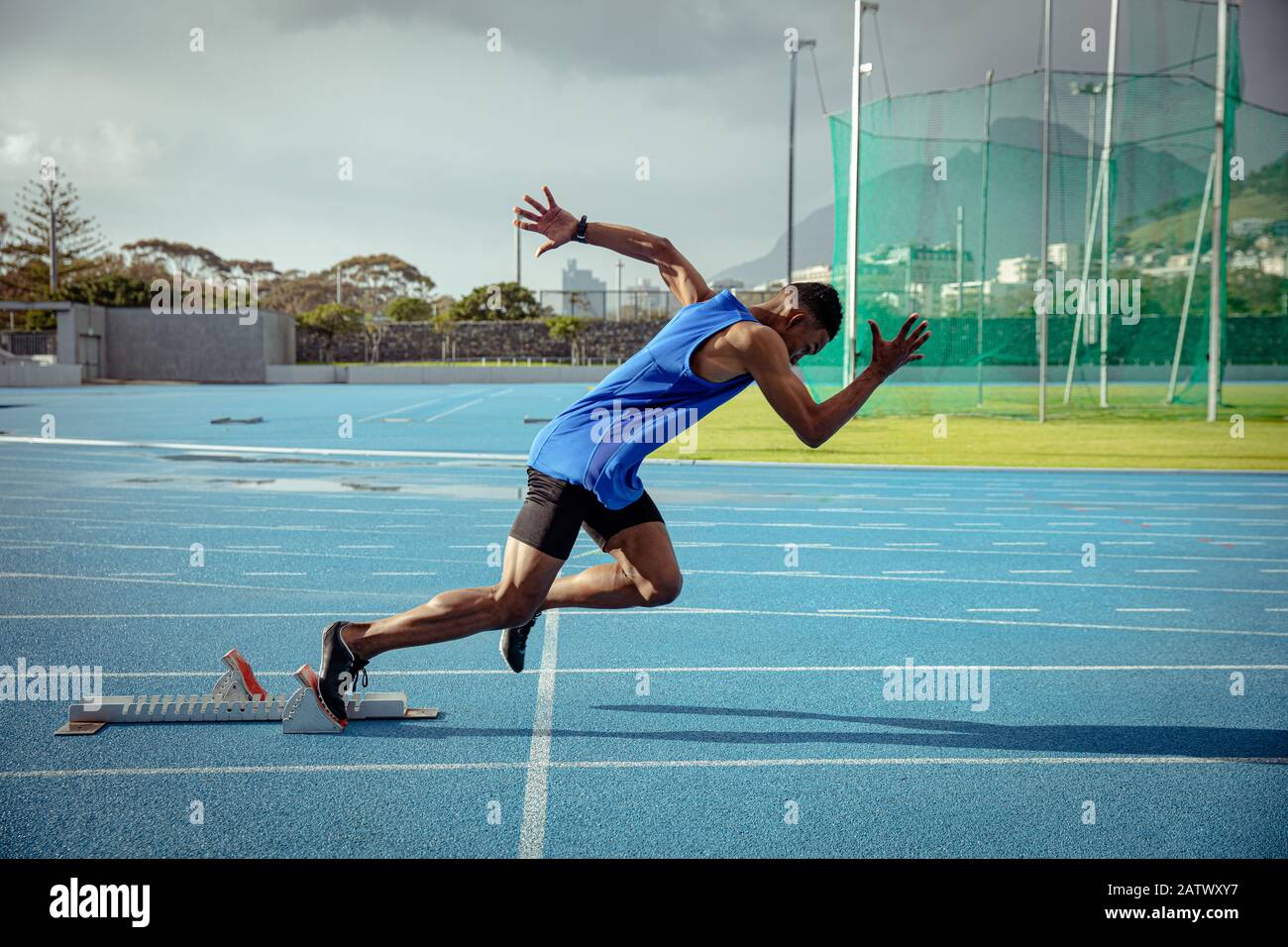 Athlete Running Hi Res Stock Photography And Images Alamy