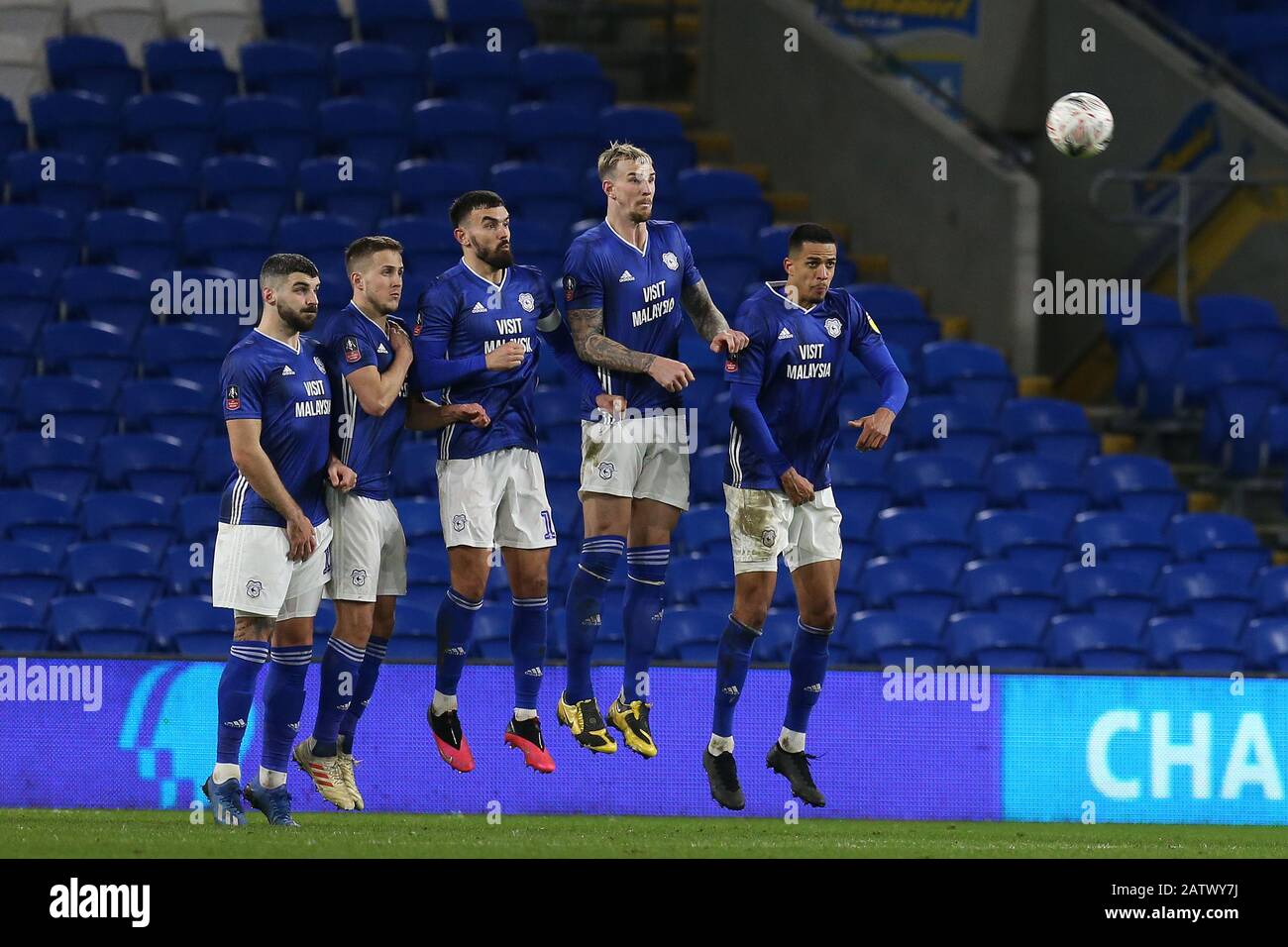 Cardiff City FC Players Support Literacy Project 