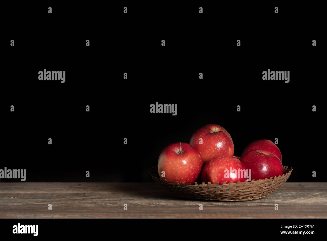 High iron red apples, variety Gizil Ahmet, bred in Azerbaijan Stock