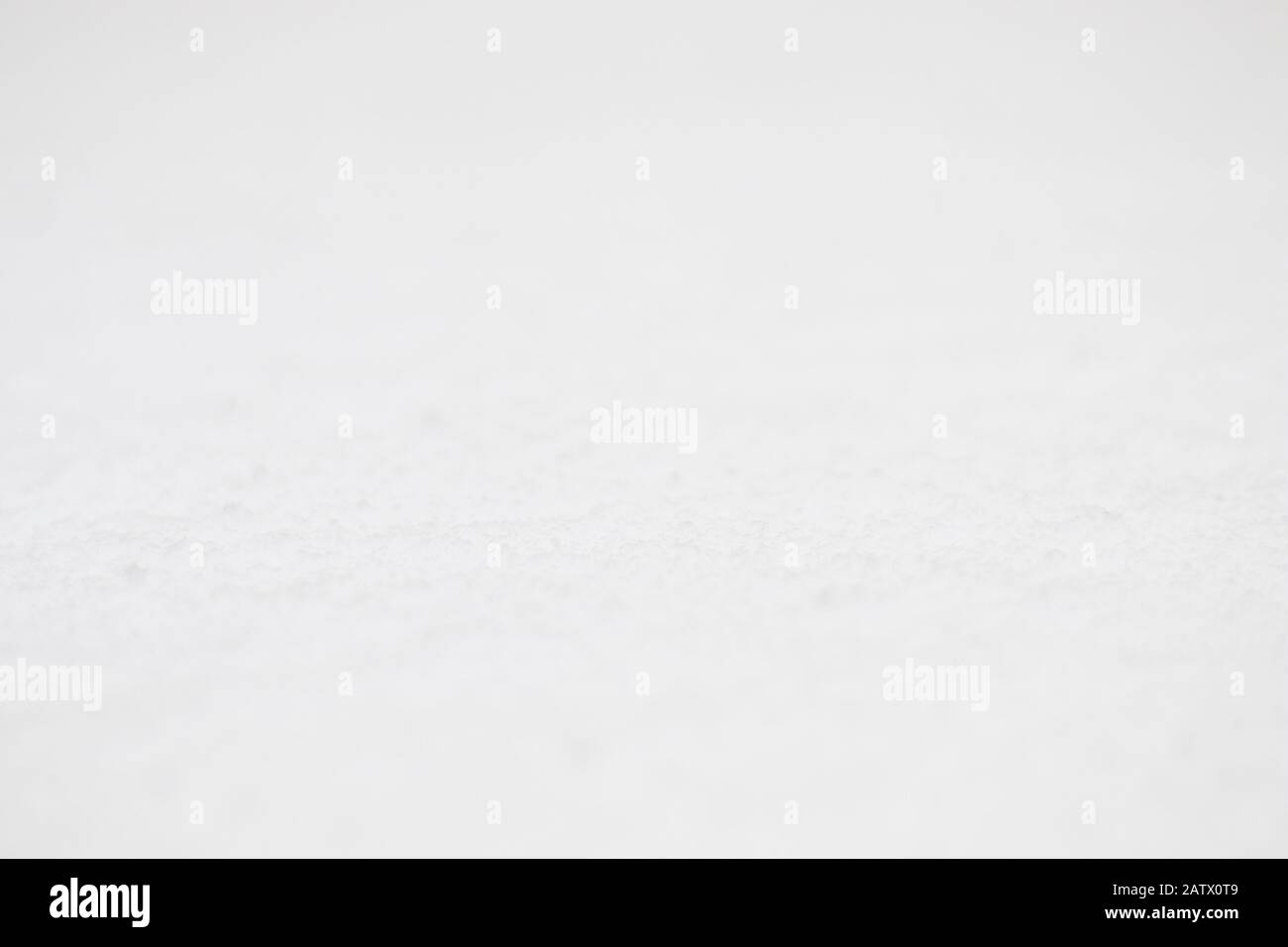 snow - close up view of the white snow texture, blurred background Stock Photo