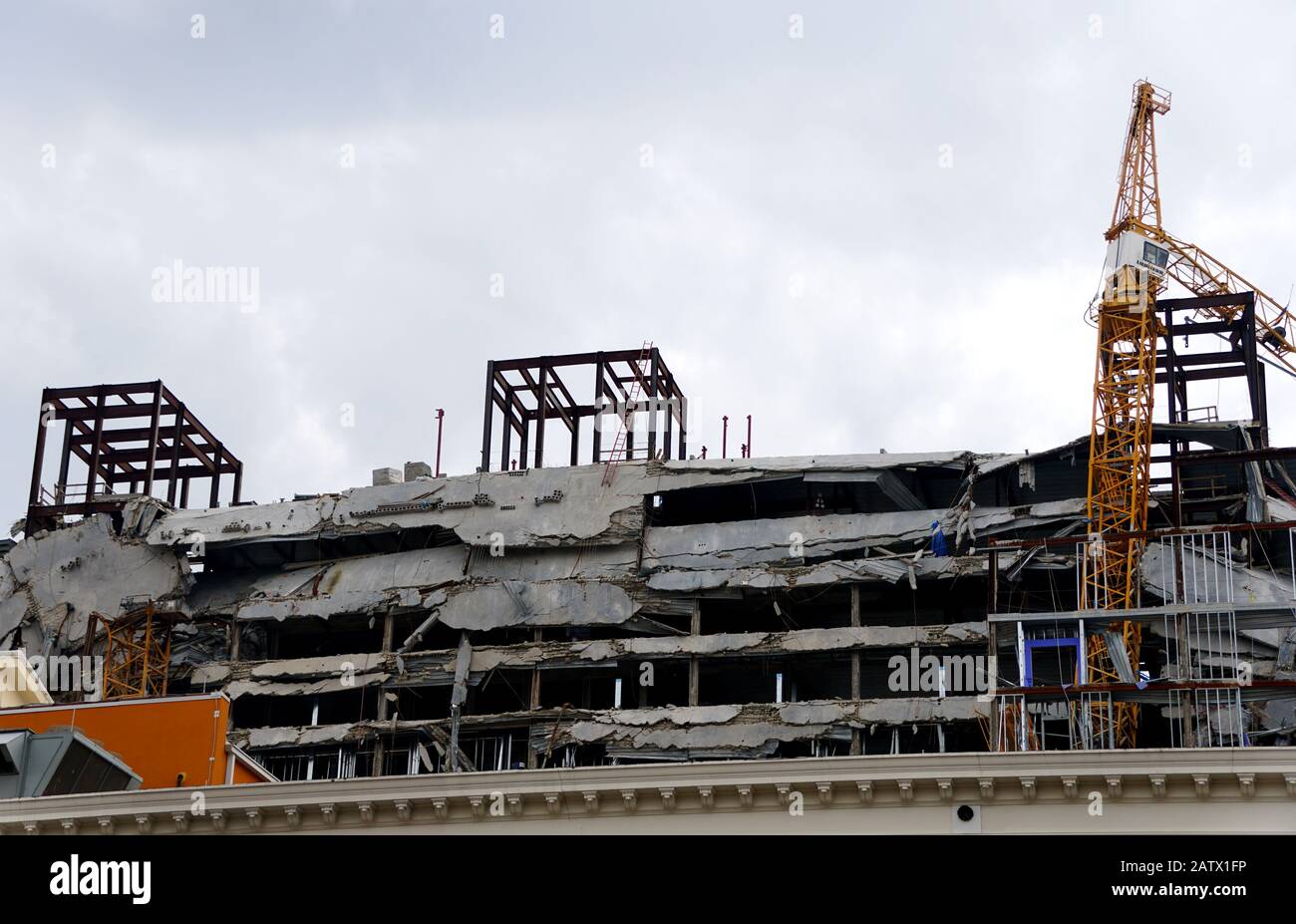 New Orleans, Louisiana, U.S.A - February 4, 2020 - The remnants of Hard ...