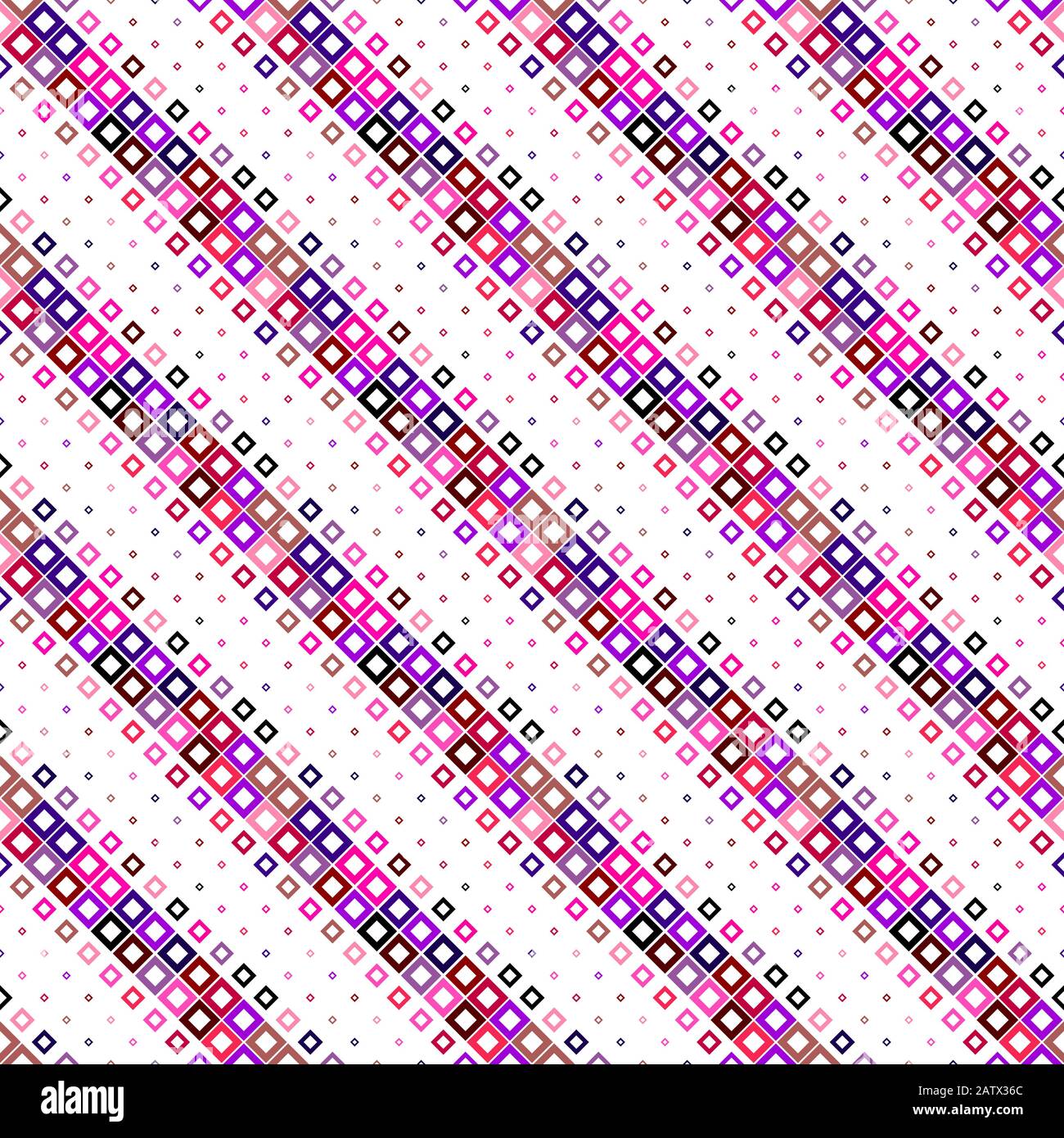 Seamless square pattern background - geometrical abstract vector illustration Stock Vector