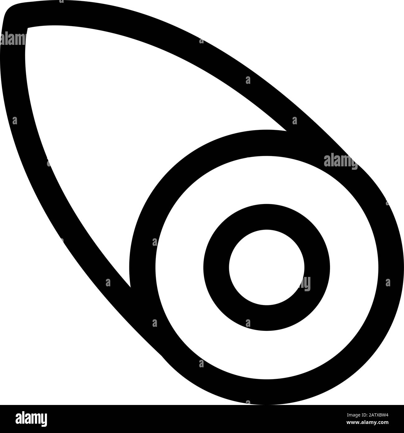 bullet icon vector. Isolated contour symbol illustration Stock Vector ...