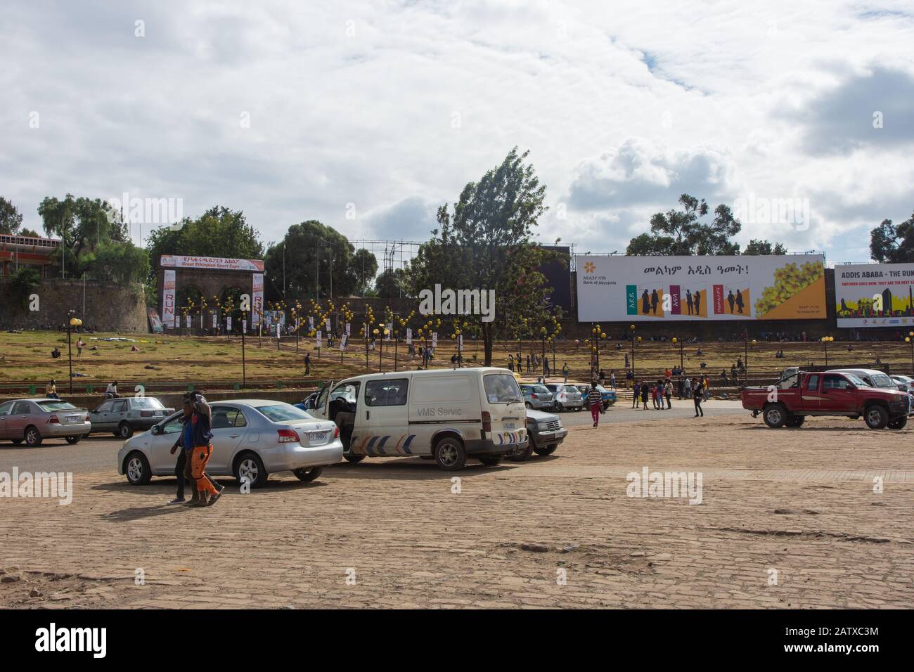 Addis Ababa, Ethiopia Nov 2018 Great Ethiopian run expo at Meskel