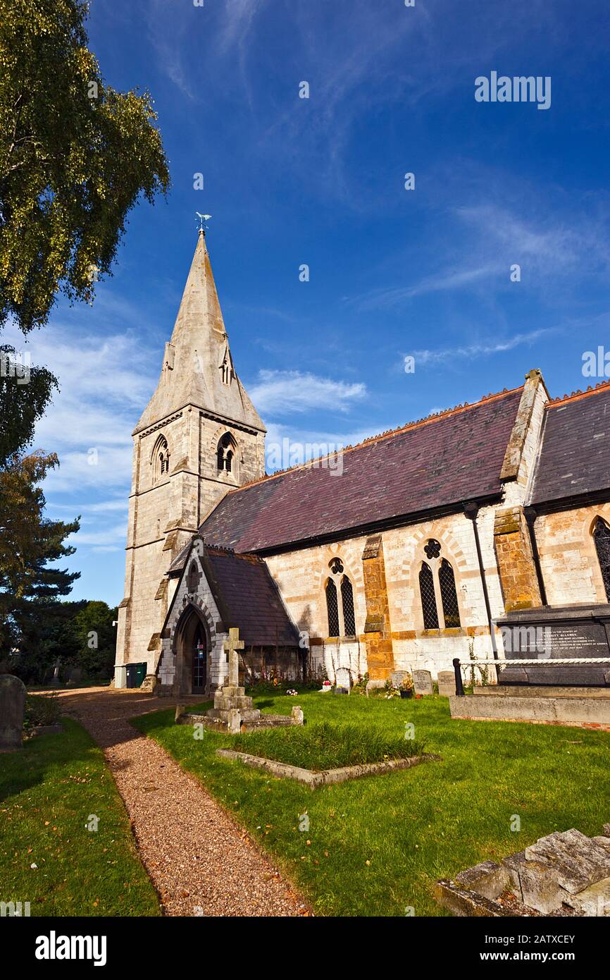 St Mary's Church, Fotherby, Lincolnshire Stock Photo