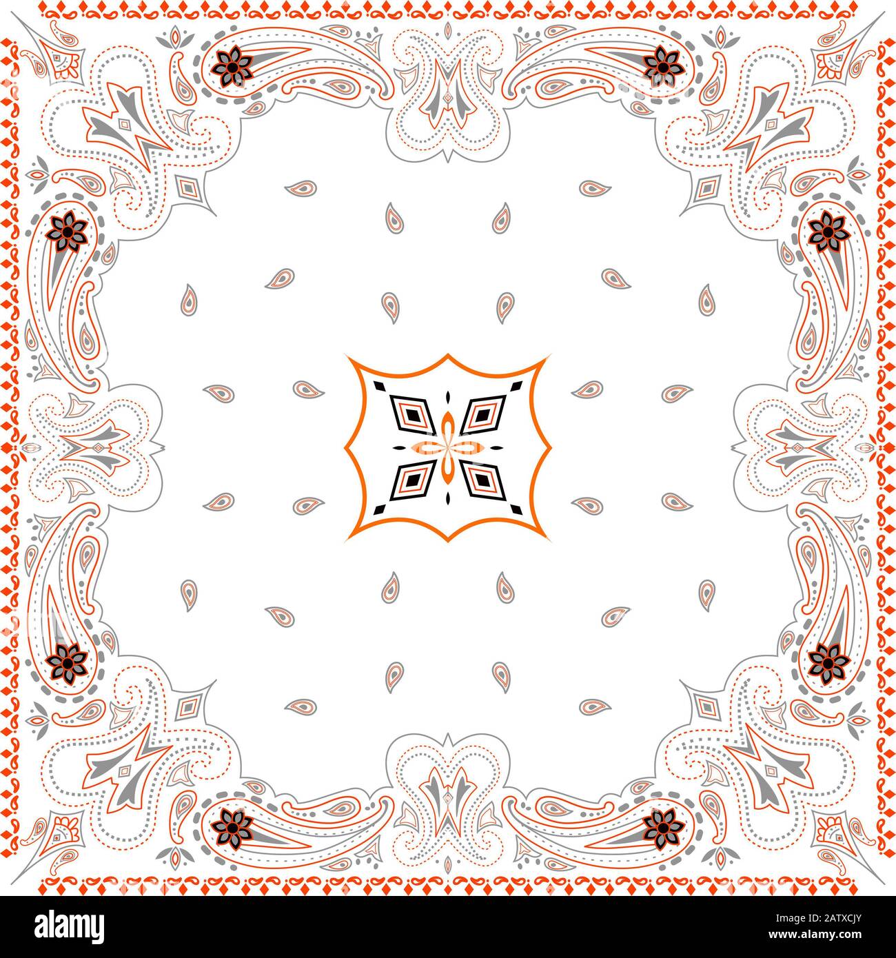 silk neck bandana