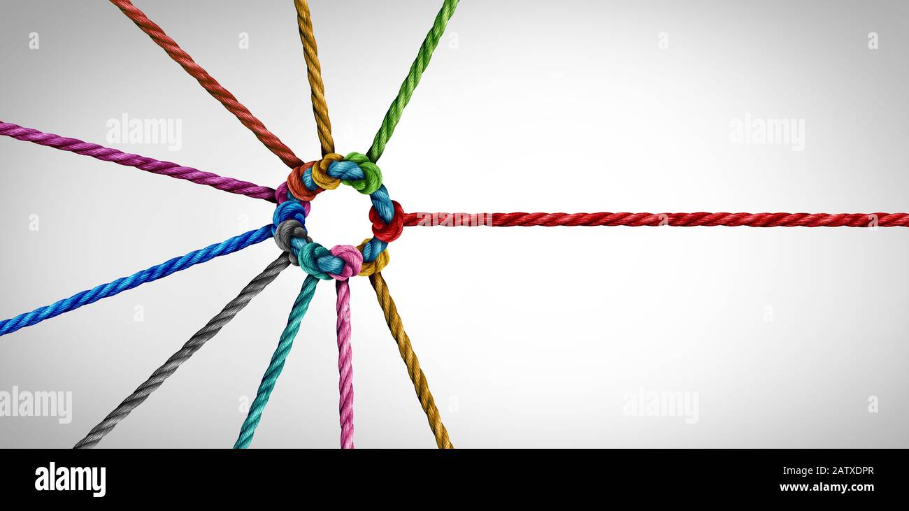 Team joining concept and unity or teamwork concept as a business ...