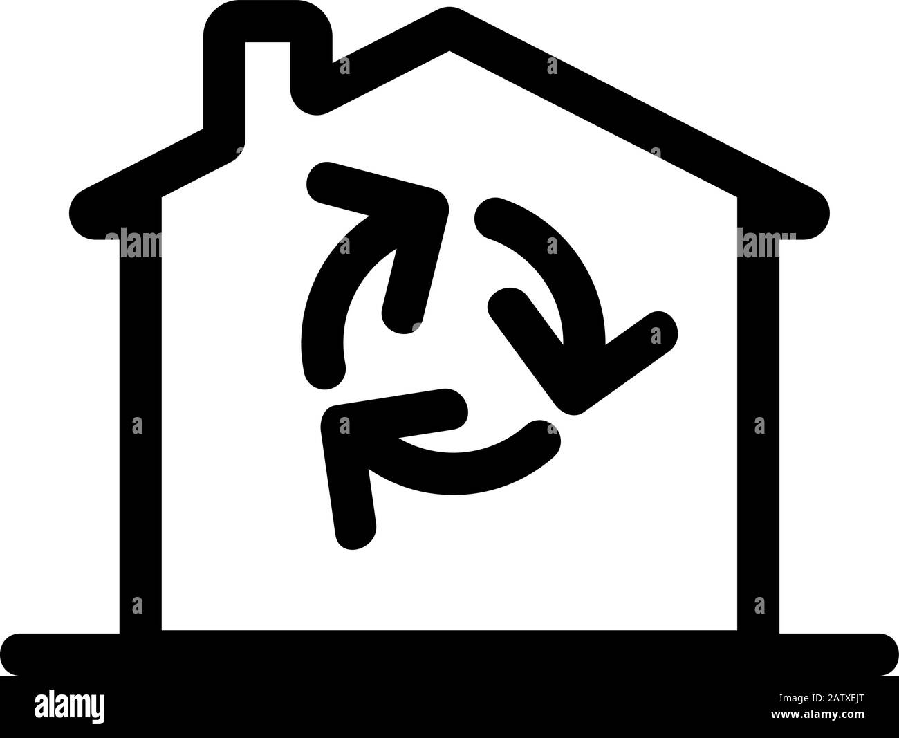 air purifier icon vector. Isolated contour symbol illustration Stock Vector