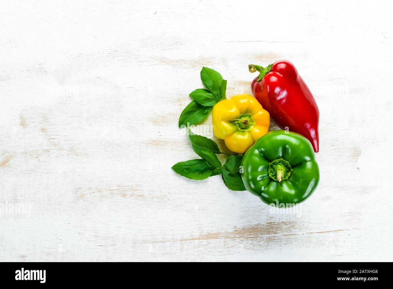 Sweet colored bell pepper Stock Photo Alamy
