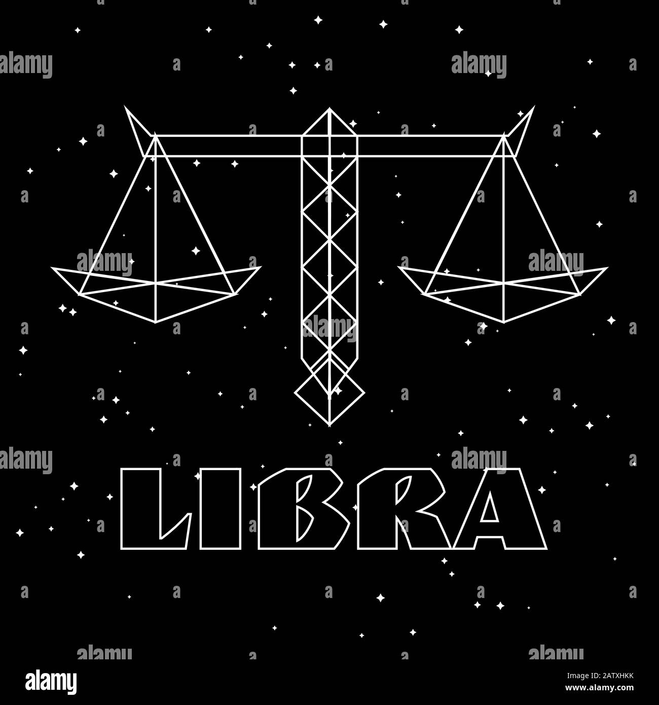 Astrology star sign scales balance hires stock photography and images