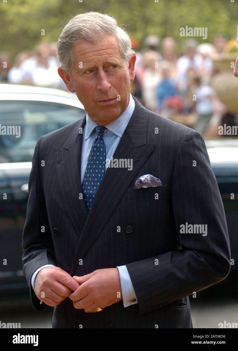 The Prince of Wales at the opening of 6.6 million pound project for the restoration of the Dutch House at Kew Palace in  Kew Gardens, West London in 2006. Stock Photo