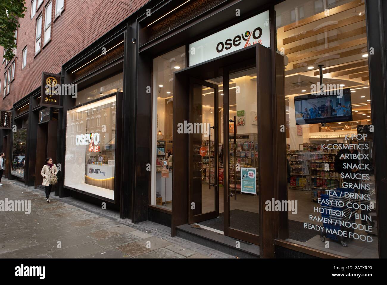Oseyo, Korean food, Charing Cross road, London Stock Photo Alamy