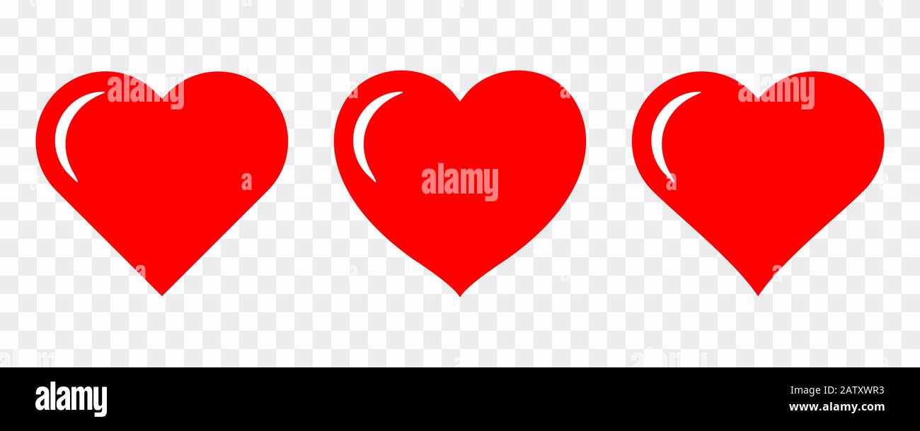 heart icons set. vector illustration Stock Vector Image & Art - Alamy