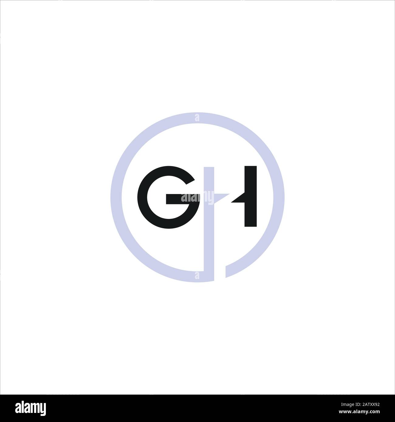 Initial letter gh or hg logo vector templates Stock Vector Image & Art ...