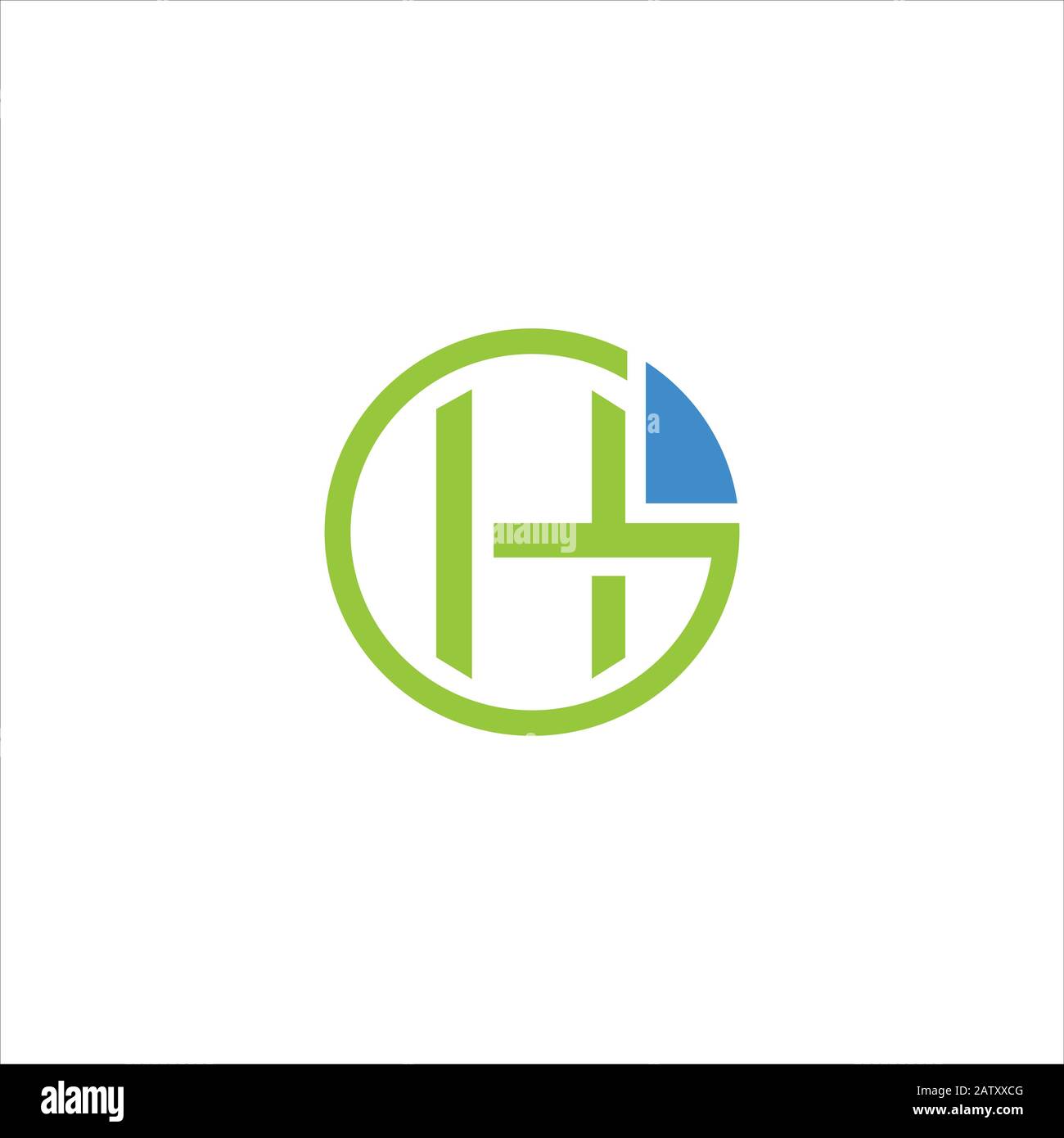 Initial letter gh or hg logo vector templates Stock Vector Image & Art ...