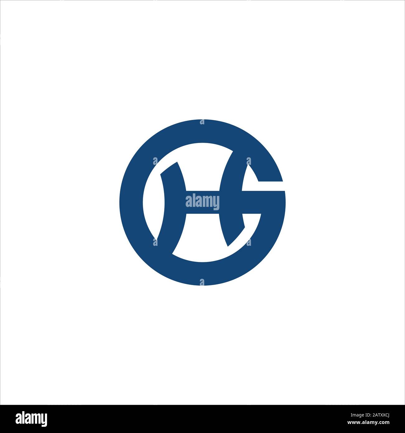 Initial letter gh or hg logo vector templates Stock Vector Image & Art ...