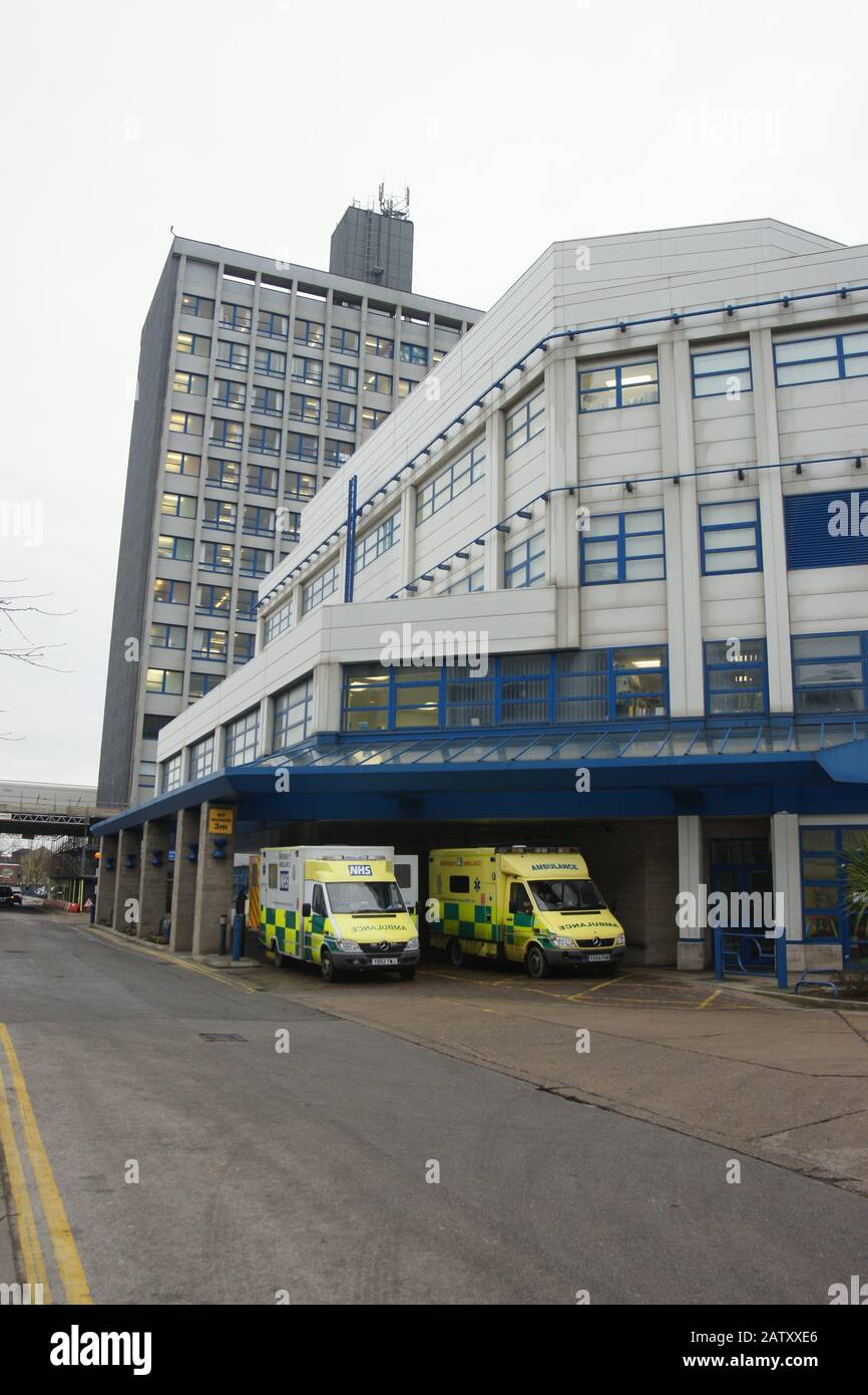 kingston upon Hull, NHS Trust, HRI, tower block Stock Photo