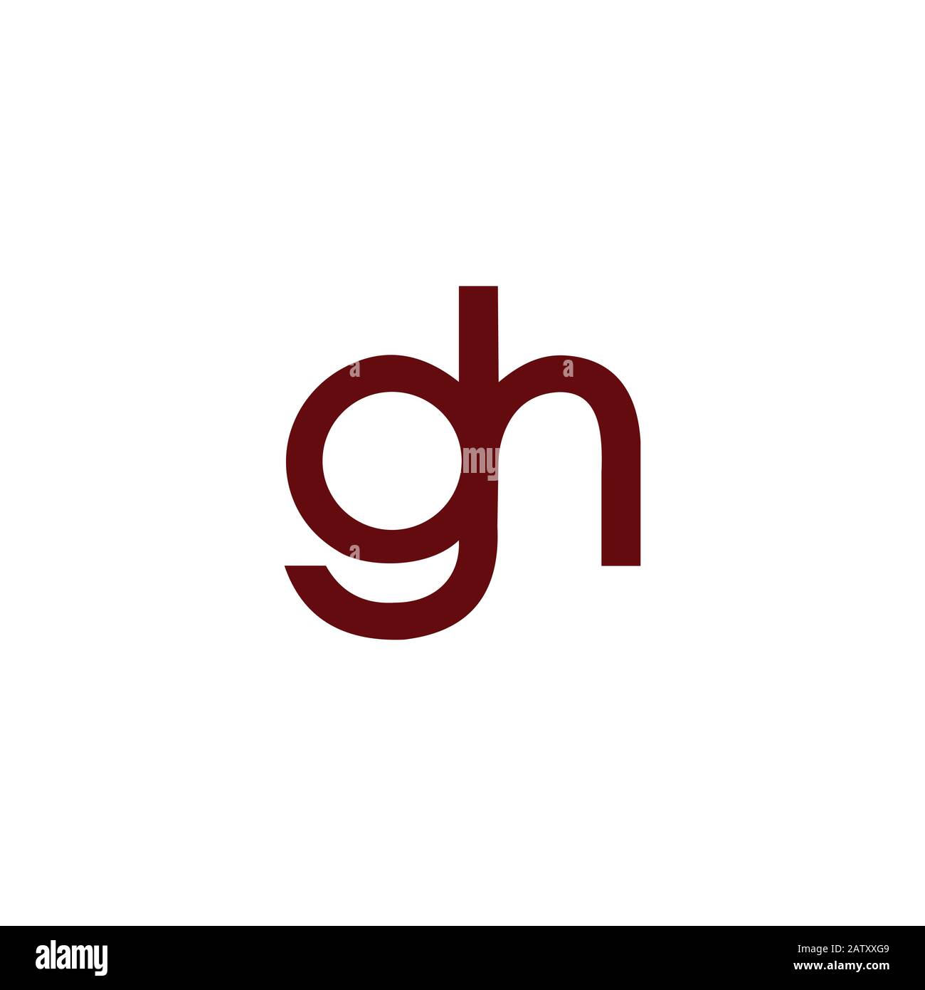 Initial letter gh or hg logo vector templates Stock Vector Image & Art ...
