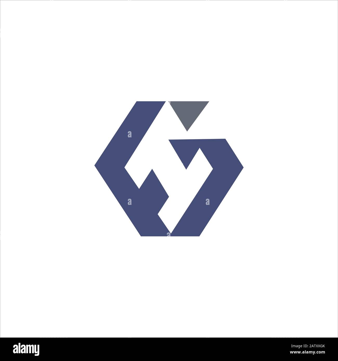 Initial letter gh or hg logo vector templates Stock Vector Image & Art ...