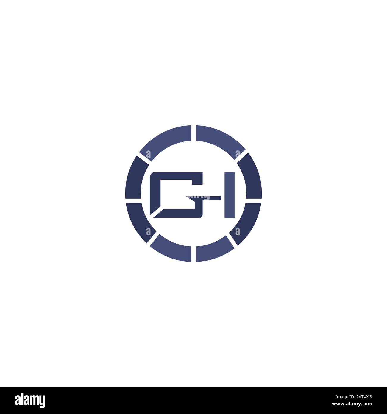 Initial letter gh or hg logo vector templates Stock Vector Image & Art ...
