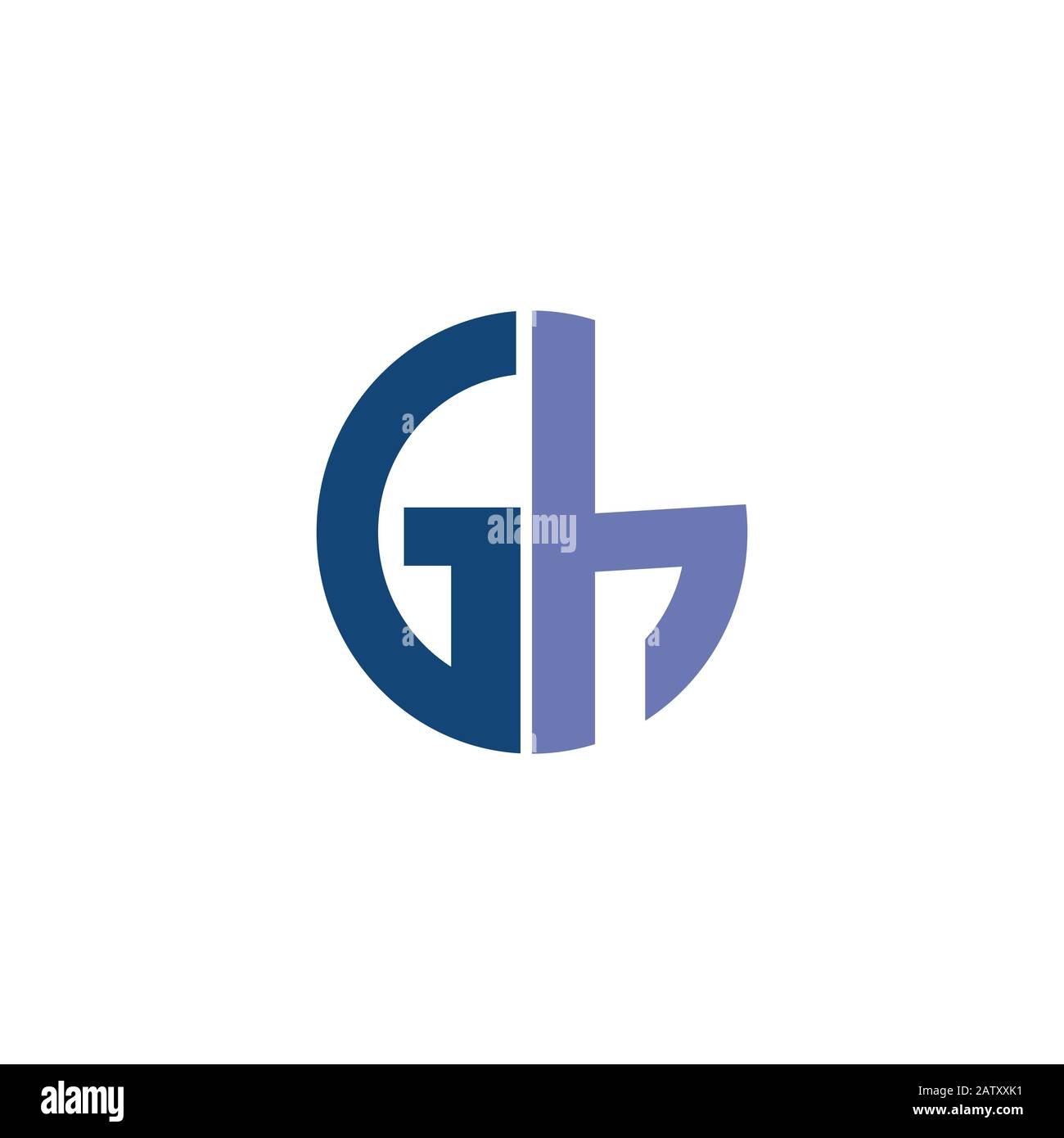 Initial letter gh or hg logo vector templates Stock Vector Image & Art ...