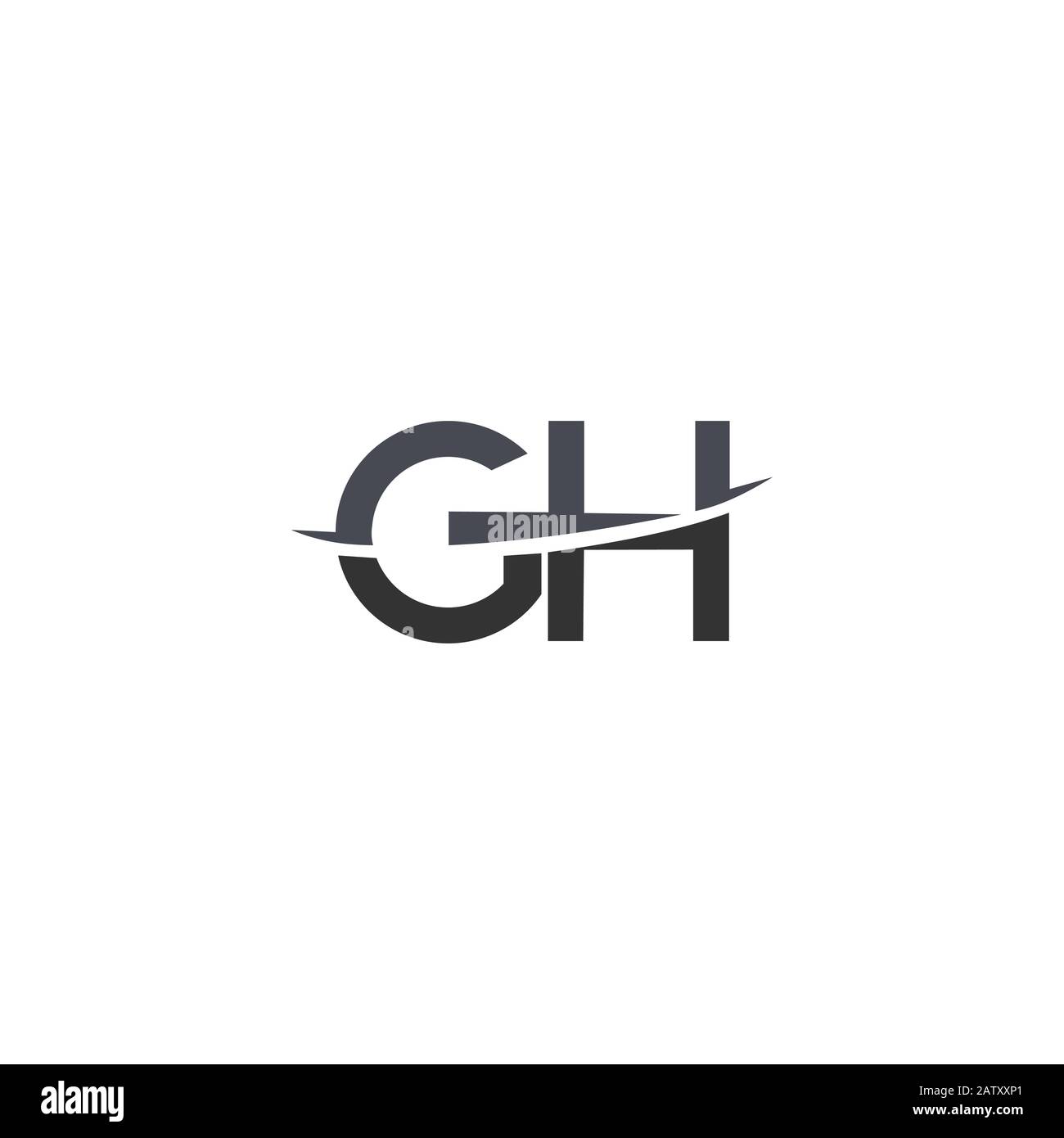 Initial letter gh or hg logo vector templates Stock Vector Image & Art ...