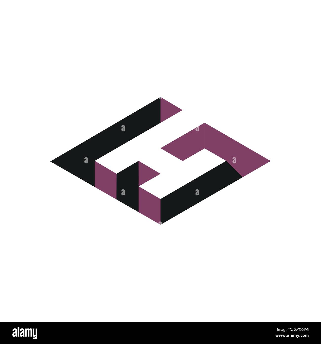 Initial letter gh or hg logo vector templates Stock Vector Image & Art ...