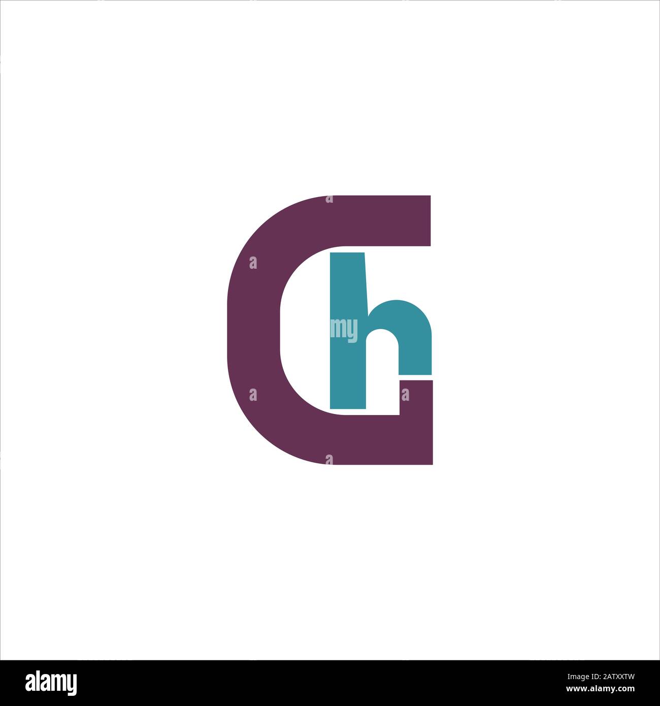 Initial letter gh or hg logo vector templates Stock Vector Image & Art ...