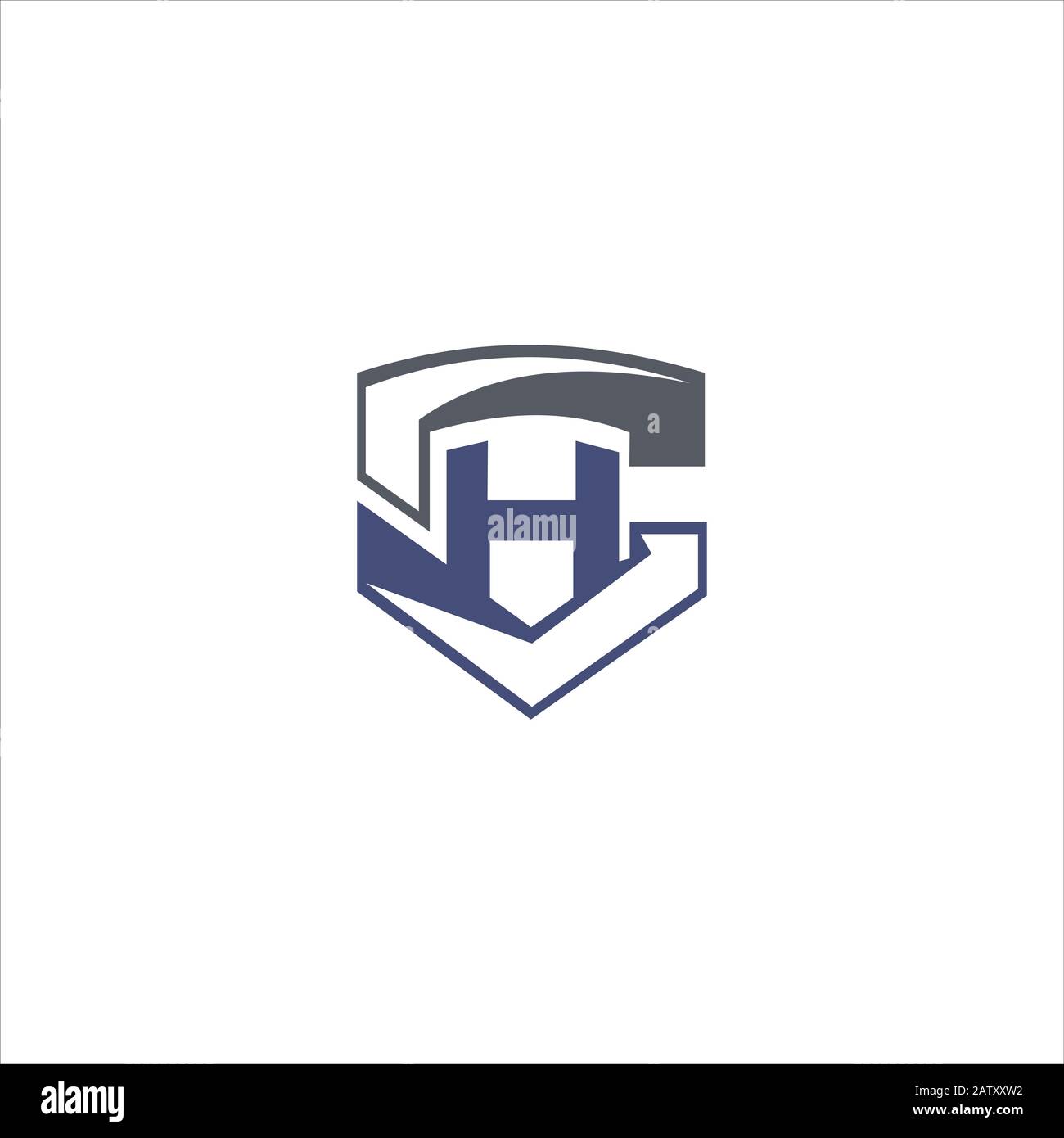 Initial letter gh or hg logo vector templates Stock Vector Image & Art ...