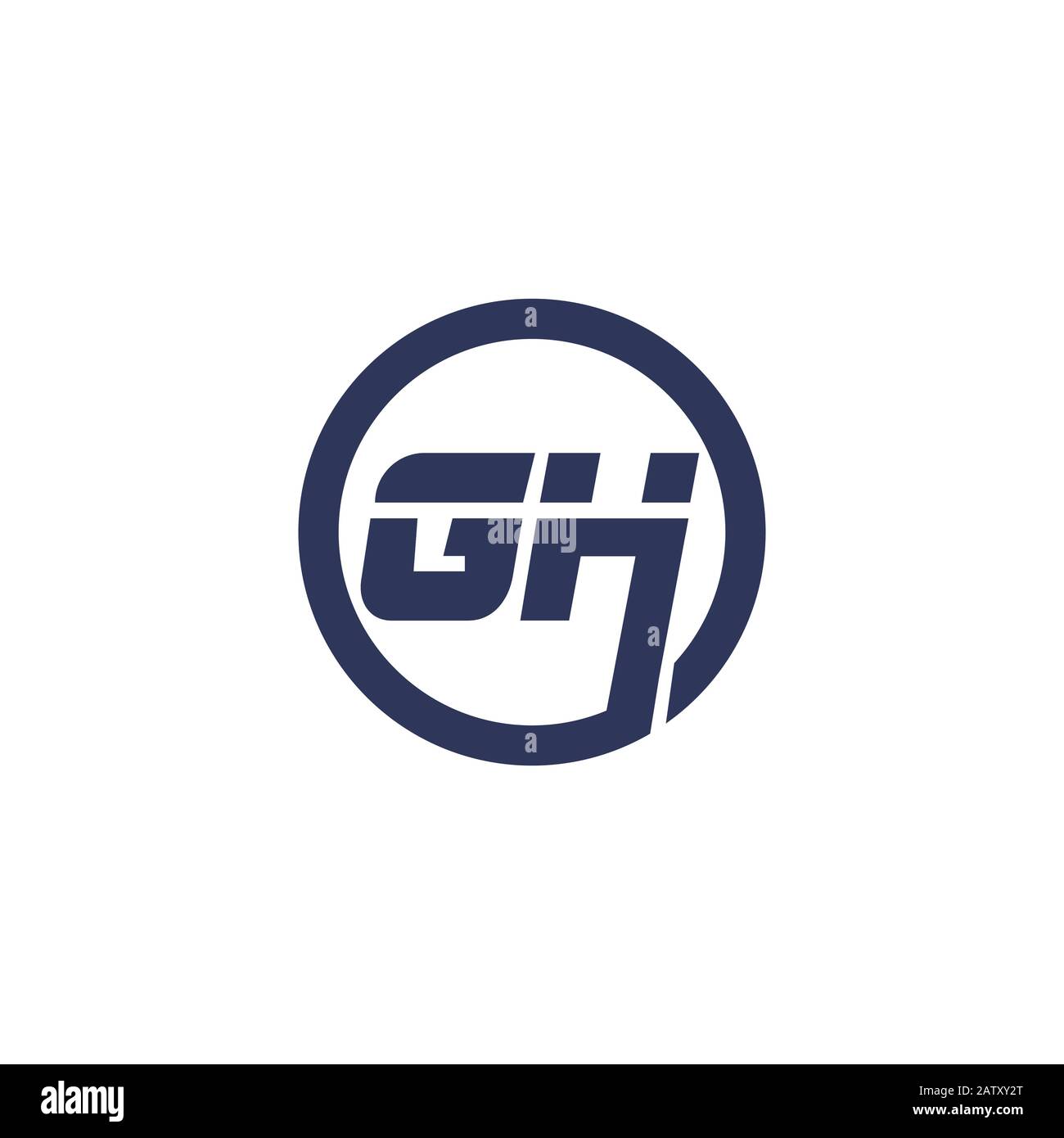 Initial letter gh or hg logo vector templates Stock Vector Image & Art ...