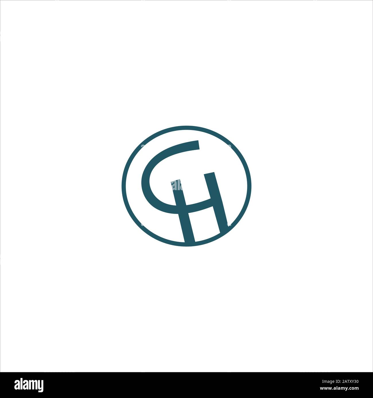 Initial letter gh or hg logo vector templates Stock Vector Image & Art ...