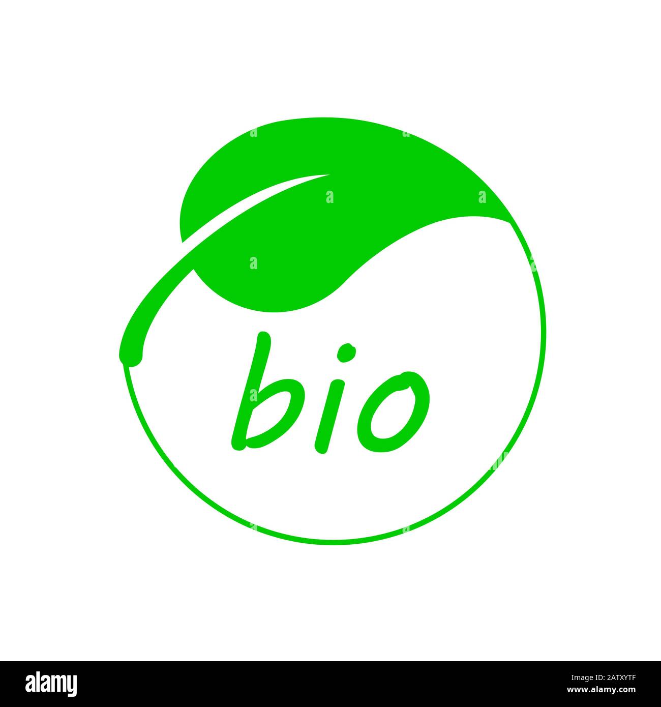 Organic bio vegan food diet icon Stock Vector Image & Art - Alamy