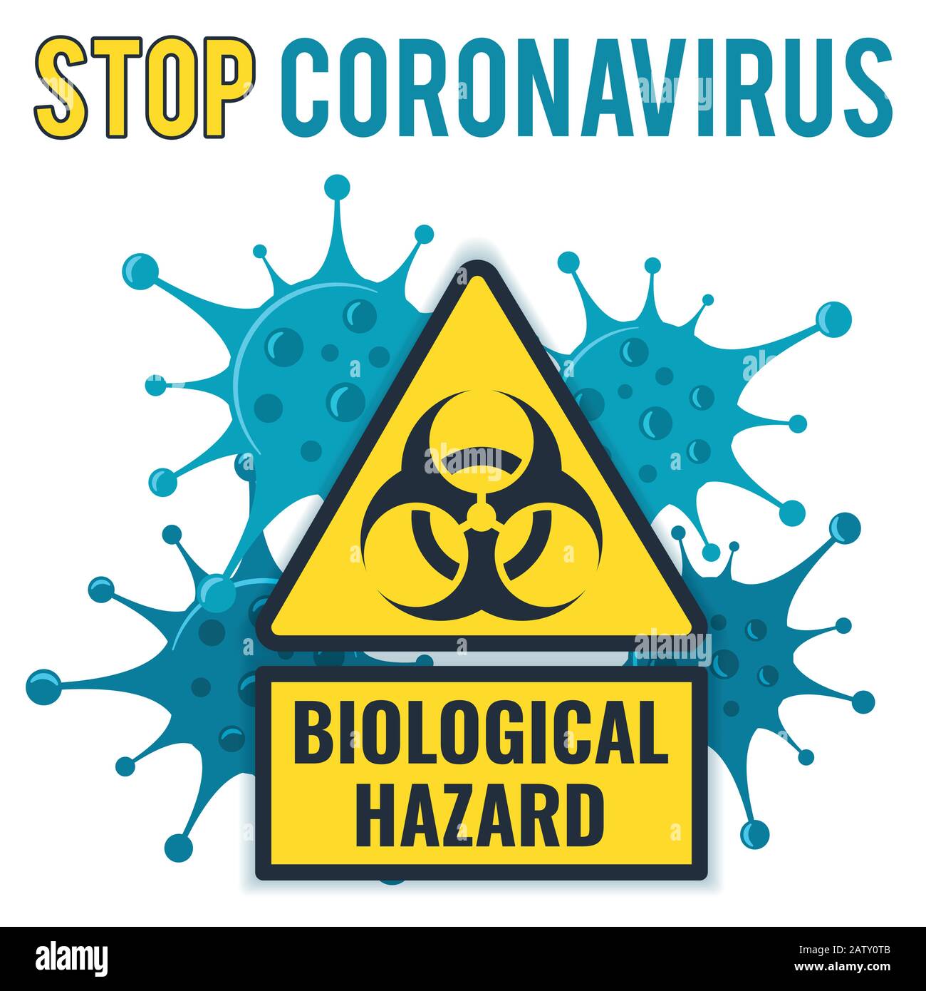 Stop 2019-nCoV Coronavirus Concept Stock Vector