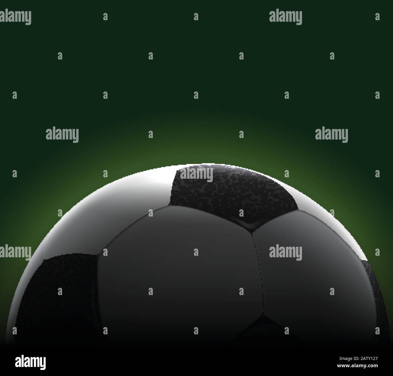 Realistic Soccer Ball Banner Stock Vector Image & Art Alamy