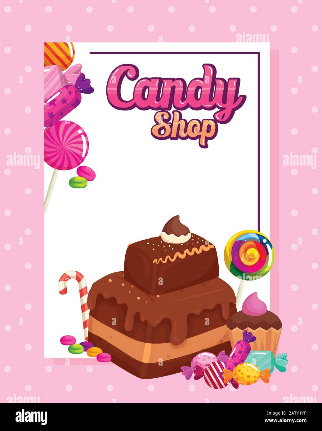 Shop fudge Stock Vector Images - Alamy