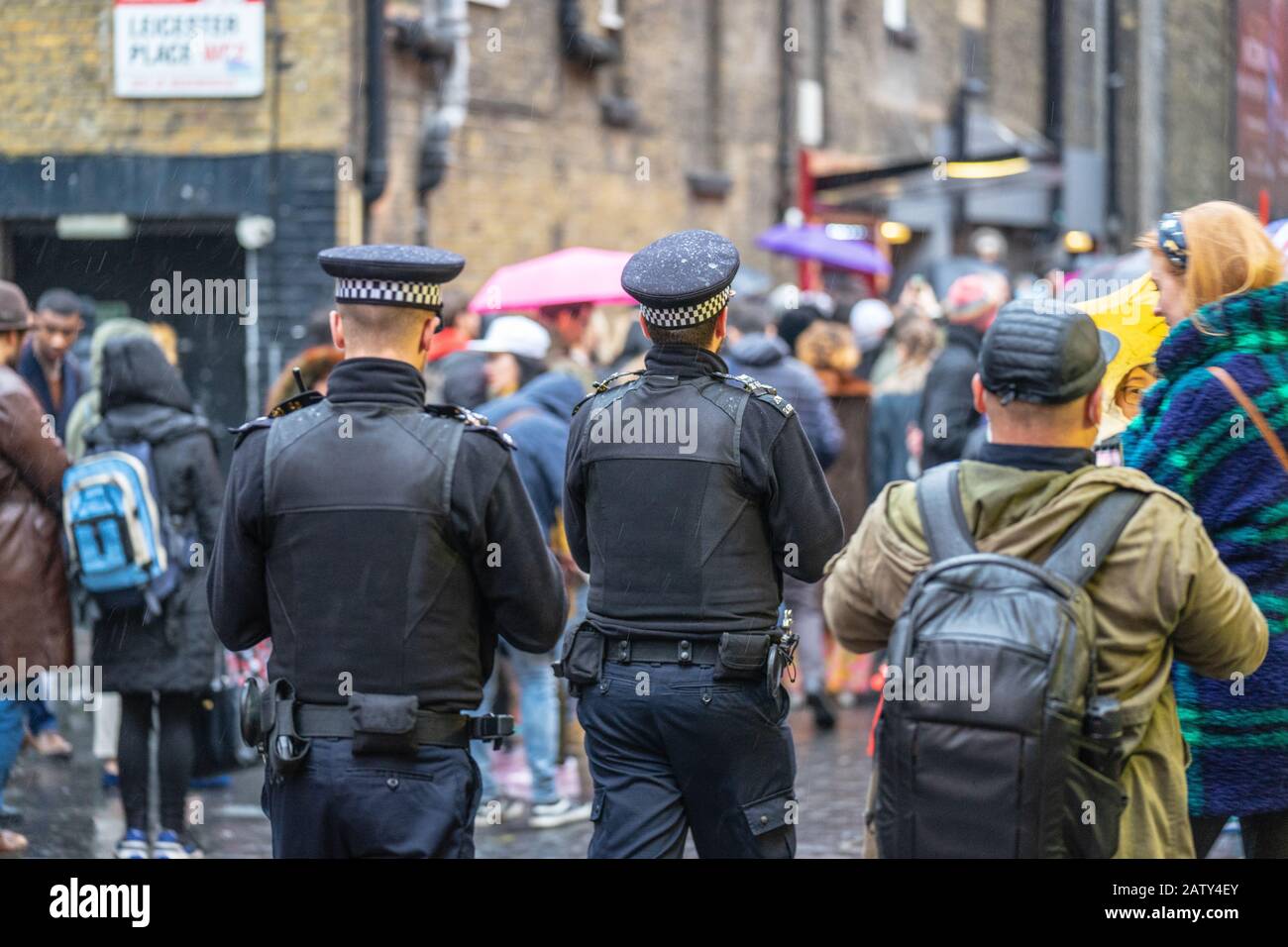 British Police Officer White Background High Resolution Stock ...