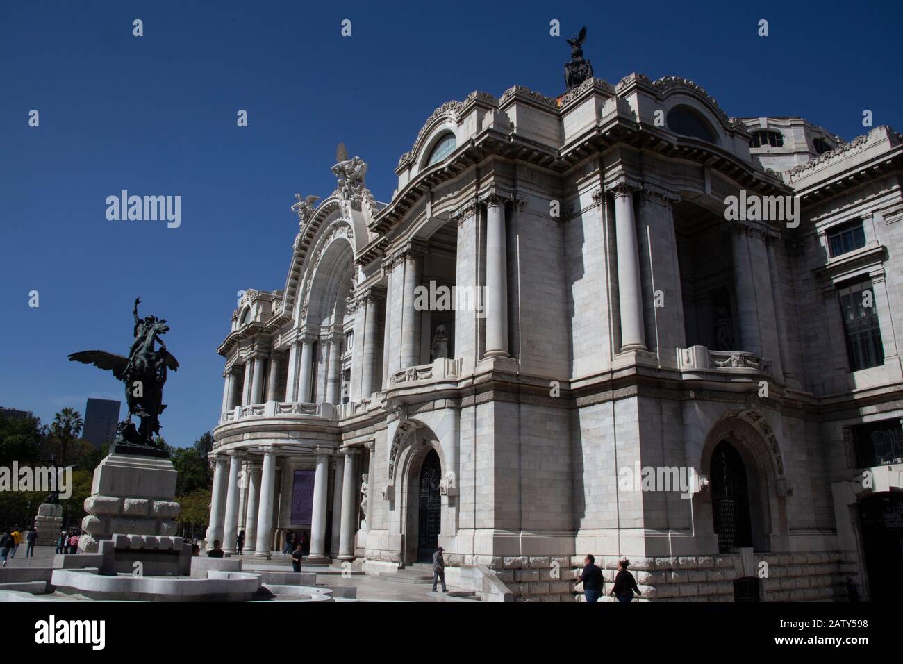 The Palacio de Bellas Artes, Mexico City, Mexico Central America Stock Photo