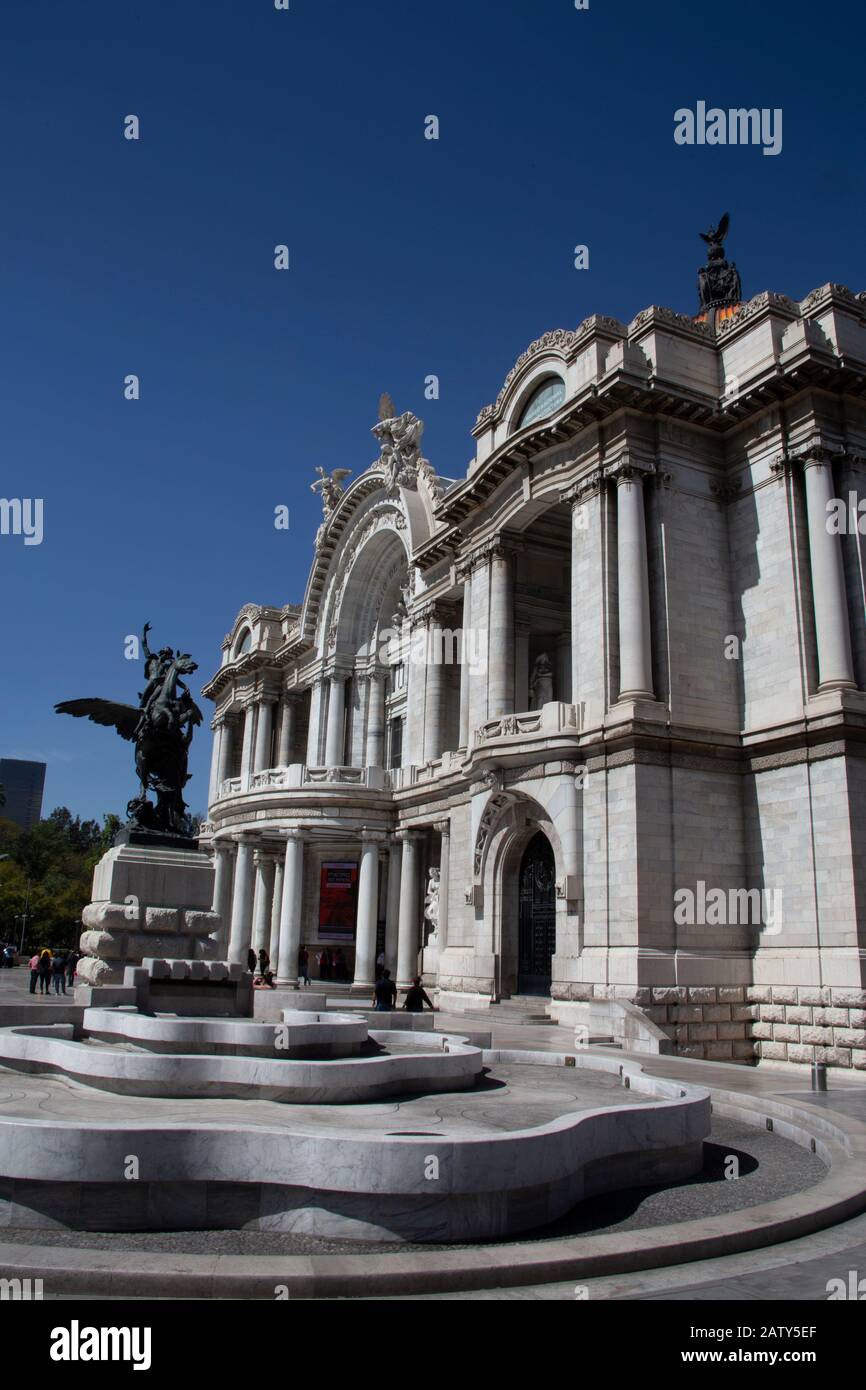 The Palacio de Bellas Artes, Mexico City, Mexico Central America Stock Photo
