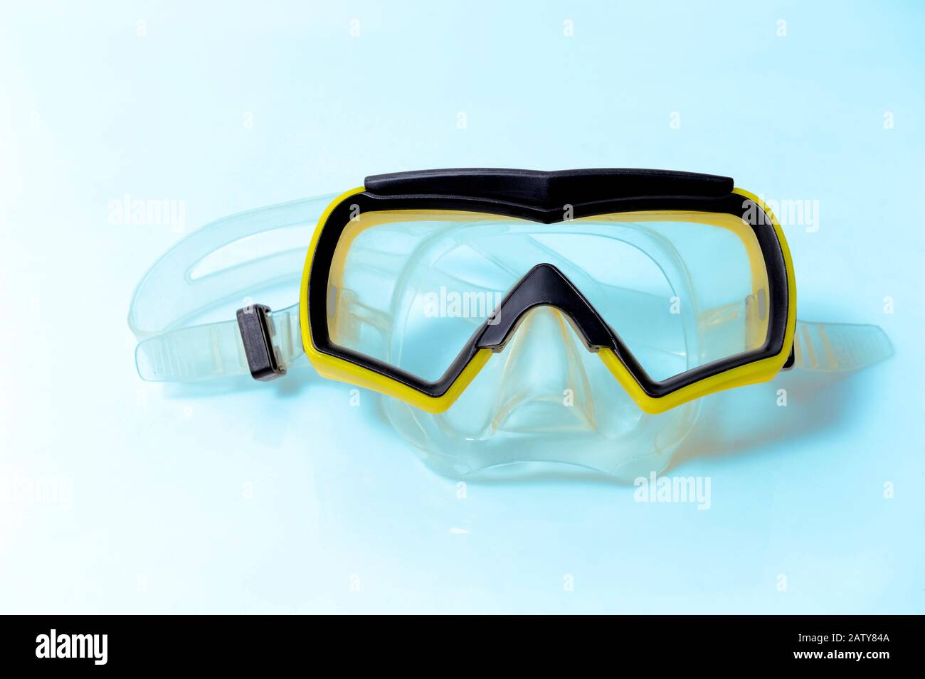 diving mask, water, mask, water sport, depression, pressure, protection, diving, descending under water,quarantine Stock Photo