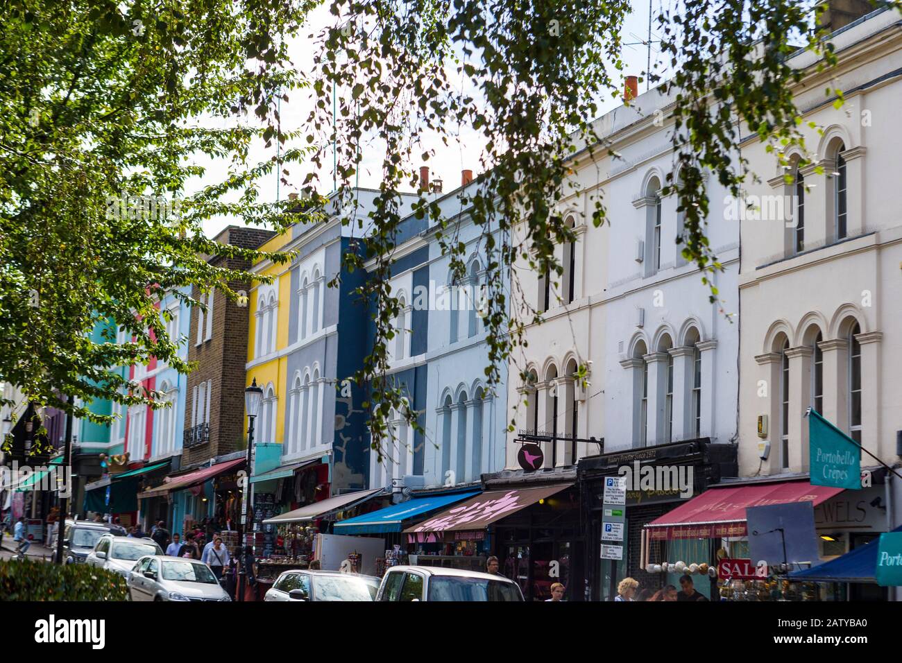 Portobello Road, London Stock Photo Alamy